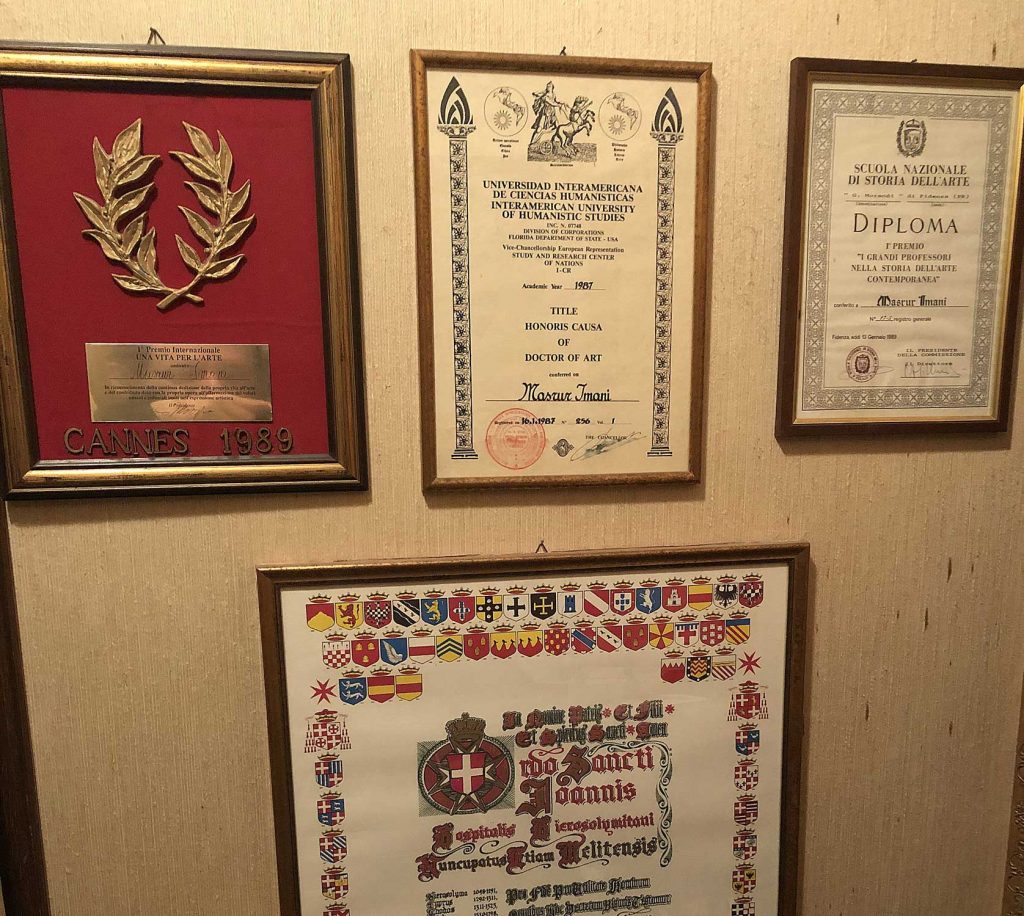 Diplomi di Masrur Imani